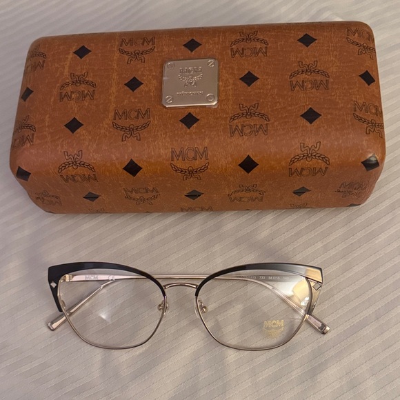 MCM Women's Glasses in Black and Silver